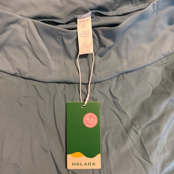 NWT Halara Mineral Blue Flowy Skirt with Built in Shorts! - Picture 6 of 8